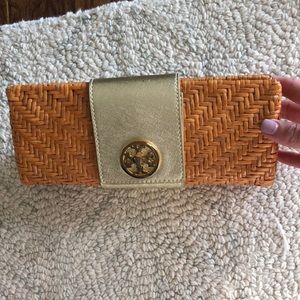 Beautiful Tory Burch Weave Clutch